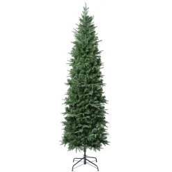 Slim-National Tree Company First Traditions Duxbury Slim Christmas Tree With Hinged Branches, 7.5 Ft
