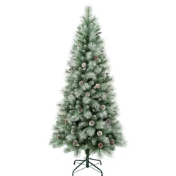 National Tree Company Full^First Traditions Perry Hard Needle Christmas Tree, 6 Ft