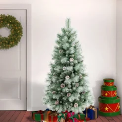 Full-National Tree Company First Traditions Perry Hard Needle Christmas Tree, 6 Ft