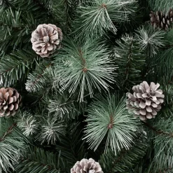 Full-National Tree Company First Traditions Perry Hard Needle Christmas Tree, 6 Ft