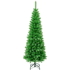 Slim-National Tree Company First Traditions Rowan Pencil Slim Christmas Tree, 6 Ft