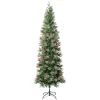 National Tree Company Slim^First Traditions Virginia Blue Pine Slim Christmas Tree With Hinged Branches, 7.5Ft