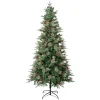 7Ft - 9Ft-National Tree Company First Traditions Virginia Blue Pine Christmas Tree With Hinged Branches, 7.5 Ft