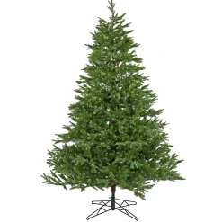 7Ft - 9Ft-National Tree Company 7.5Ft Pre-Lit Artificial Christmas Noble Fir Hinged Tree, 2740 Dual Color Changing Rice Lights- Ul