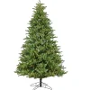 National Tree Company Slim^10Ft Pre-Lit Artificial Feel Real® Christmas Norway Spruce Hinged Tree, 1700 Warm White Led Lights-Ul