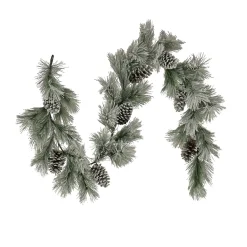 7' To 10' Garland-National Tree Company 7Ft Snowy Pine Plastic Garland
