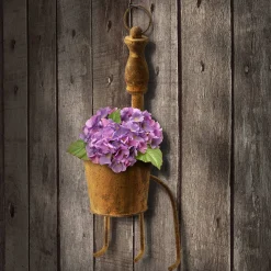 Home & Garden Decor-National Tree Company Garden Tool Flowerpot, Metal, Spring Collection, 15 Inches