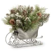 Christmas Greenery-National Tree Company Glittery Bristle Pine Sleigh