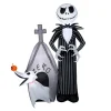 Halloween Inflatable Decoration-National Tree Company Halloween 5 Ft. Jack Skellington And Zero