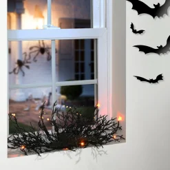 Halloween Indoor Decoration-National Tree Company Halloween 24" Twig Swag With Lights