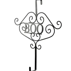 Halloween Wreath-National Tree Company Halloween "Boo" Wreath Hanger, 17 Inches