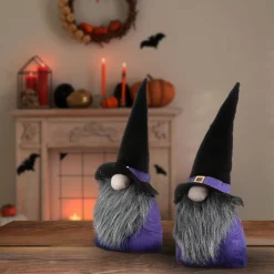 Halloween Table Decoration-National Tree Company Halloween Cloth Gnomes, Pack Of 2, 12 Inches
