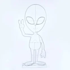 Halloween Signs Decoration-National Tree Company Halloween Hanging Neon Style Sign, Green, 'Unwelcome', Led Lights, Plug In, 40 Inches