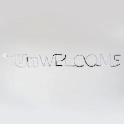 Halloween Signs Decoration-National Tree Company Halloween Hanging Neon Style Sign, Green, Moon And Flying Witch, Led Lights, Plug In, 50 Inches