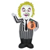 Halloween Inflatable Decoration-National Tree Company Halloween Inflatable Decoration, Black, Beetlejuice Character, Self Inflating, Plug In, 42 Inches