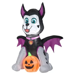 Halloween Inflatable Decoration-National Tree Company Halloween Inflatable Decoration, Black, Marshall From Paw Patrol, Self Inflating, Plug In, 38 Inches