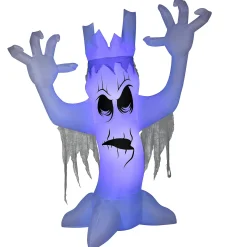 Halloween Inflatable Decoration-National Tree Company Halloween Inflatable Giant Haunted Tree, Led Lights, 12 Foot