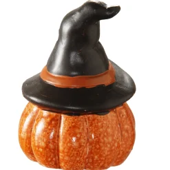 Halloween Outdoor Decoration-National Tree Company Halloween Jack O' Lantern With Led Lights, Orange, 5 Inches