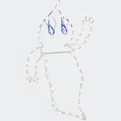 Halloween Signs Decoration-National Tree Company Halloween Lighted Sign Decoration, White, Waving Ghost, Led Lights, Plug In, 51 Inches