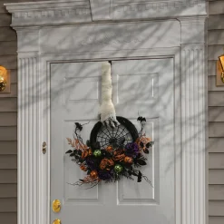 Halloween Wreath-National Tree Company Halloween Mummy Arm And Hand Wreath Hanger, 18 Inches