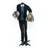 Halloween Animated Decoration-National Tree Company Halloween Pre Lit Animated Headless Man, Black, Sound Activated, Led Lights, Battery Operated, 59 Inches