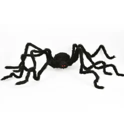 Halloween Animated Decoration-National Tree Company Halloween Pre Lit Animated Crawling Spider, Black, Sound Activated, Led Lights, Battery Operated, 63 Inches