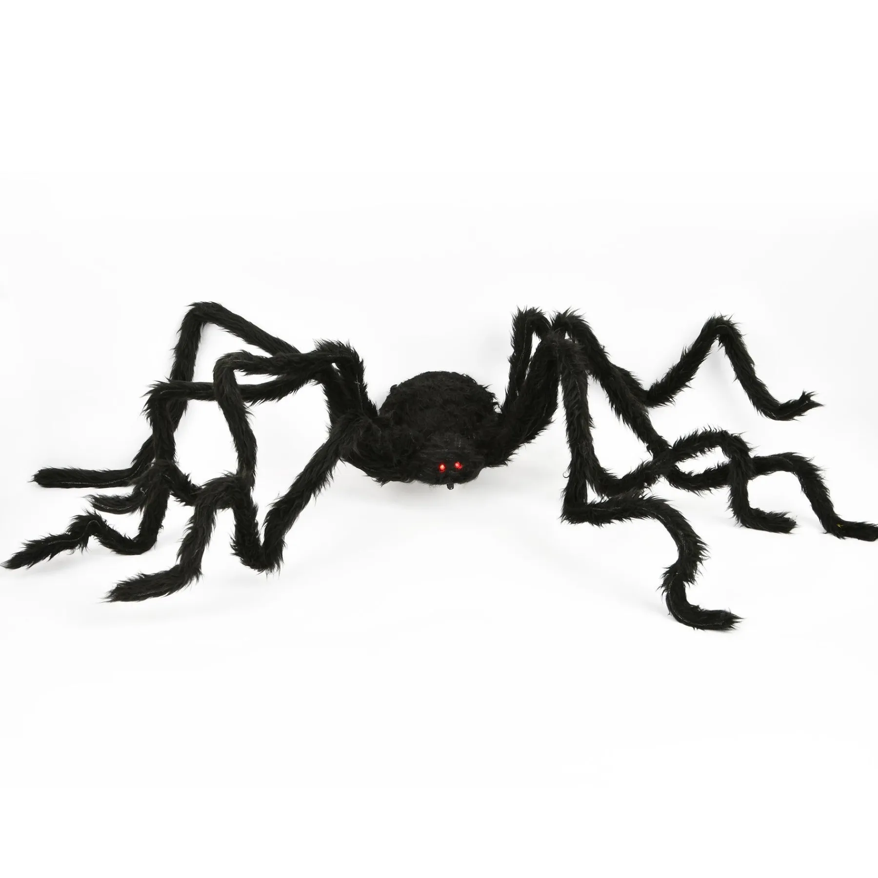 Halloween Animated Decoration-National Tree Company Halloween Pre Lit Animated Crawling Spider, Black, Sound Activated, Led Lights, Battery Operated, 63 Inches