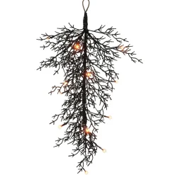 Halloween Indoor Decoration-National Tree Company Halloween Pre-Lit Artificial Teardrop Decoration, Branches, Led Lights, 28 Inches