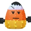 Halloween Outdoor Decoration-National Tree Company Halloween Pre-Lit Candy Corn Frankenstein Outdoor Decoration, Led Lights, 24 Inches