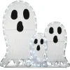 Halloween Outdoor Decoration-National Tree Company Halloween Pre-Lit Ghost Trio Outdoor Decoration, Led Lights, 36 Inches
