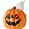 Halloween Outdoor Decoration-National Tree Company Halloween Pre-Lit Happy Pumpkin And Ghost Decoration, Led Lights, 12 Inches