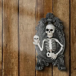 Halloween Indoor Decoration-National Tree Company Halloween Skeleton Portrait Decoration, 10 Inches