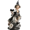 Halloween Table Decoration-National Tree Company Halloween Spooky Witch On A Broom Decoration, 10 In