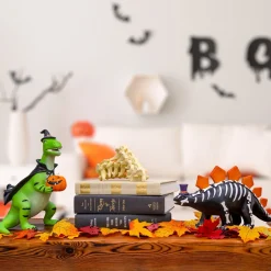 Halloween Table Decoration-National Tree Company Halloween Tabletop Decoration, Black, Stegosaurus, 1 Foot