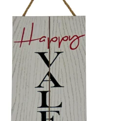 Valentine'S Day Accessories-National Tree Company Happy Valentine'S Day' Hanging Wall Decoration, White, Valentine'S Day Collection, 24 Inches