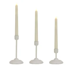 Christmas Accessories-National Tree Company Hgtv Home Collection Flameless Heritage Candle Set, White Base
