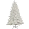 National Tree Company Full^Hgtv Home Collection Pre-Lit Christmas By The Sea Coral Artificial Tree Pre-Strung With Warm White Led Lights , Plug In, Hgtv Home Collection, Coral, 6.5Ft