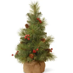 Unlit-National Tree Company 18In. Miniature Pine Tree