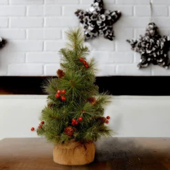 Unlit-National Tree Company 18In. Miniature Pine Tree