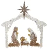 Christmas Outdoor Accessories-National Tree Company 72In. Nativity Scene With White Led Lights