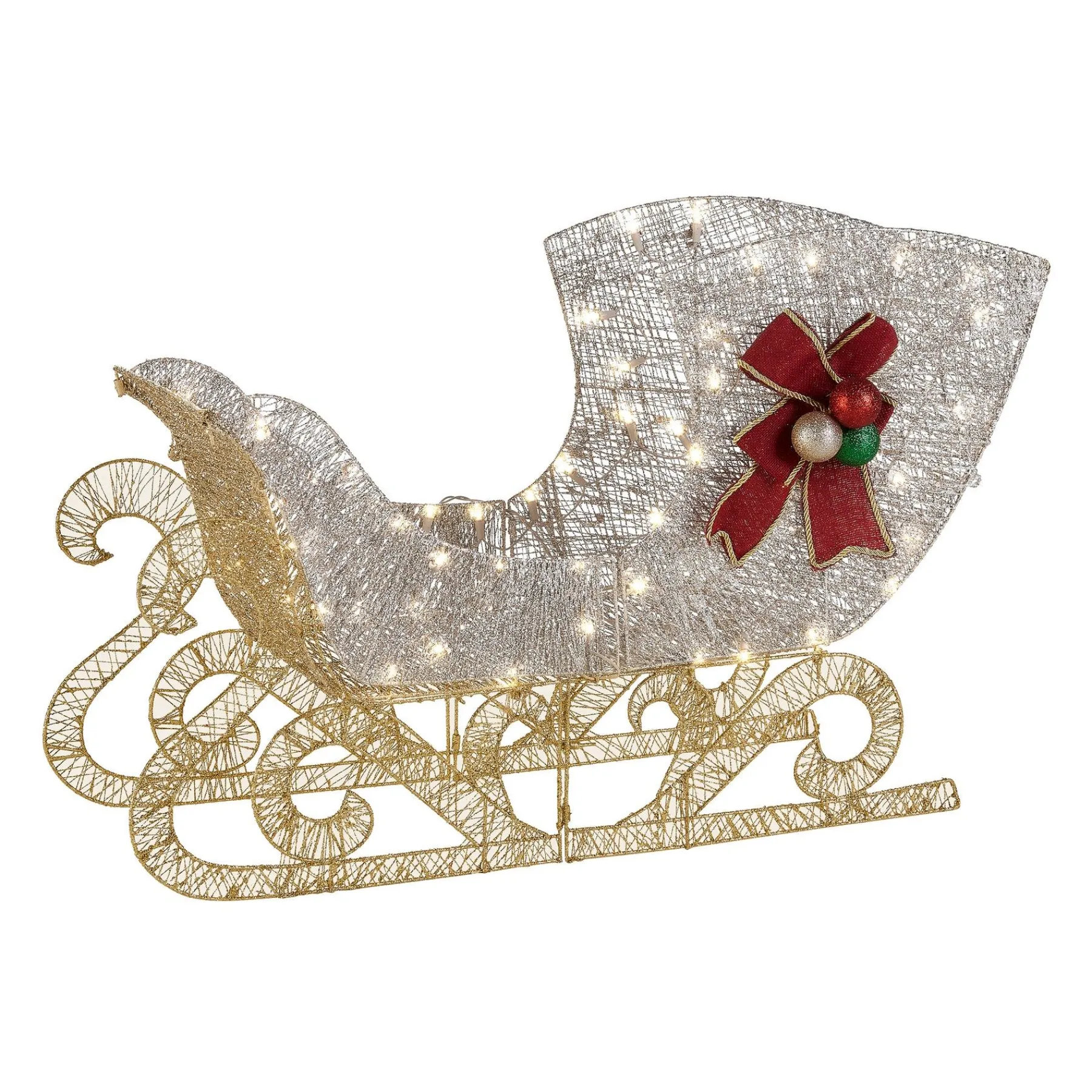 Christmas Outdoor Accessories-National Tree Company 38In. Santas Sleigh With Led Lights