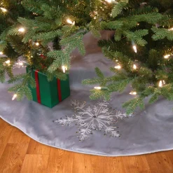 Christmas Tree Skirt-National Tree Company 42In Snowflake Tree Skirt
