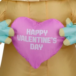 Valentine'S Day Inflatable-National Tree Company Inflatable Valentine'S Baby Yoda, Battery Operated, Valentine'S Day Collection, 20 Inches