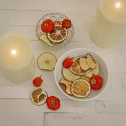 Christmas Accessories-National Tree Company 6" 250 Gram Mixed Potpourri- Red And Green Apples, Sliced Limes, And Chiles