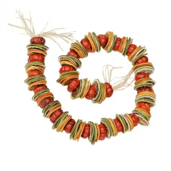 Flower Garlands / Swag-National Tree Company 4' Dried Citrus And Tomato Garland