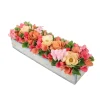 National Tree Company Potted Flower Plants^ 16" Multicolor Handcrafted Floral Window Box Decor