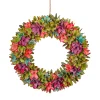 National Tree Company Flower Wreaths^ 18" Spring Floral Pastels Wreath