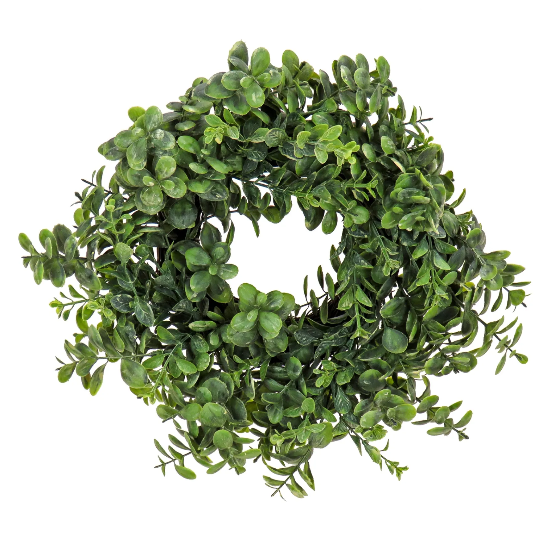 National Tree Company Home & Garden Decor^ Artificial 16" Spring Button Leaf Table Wreath