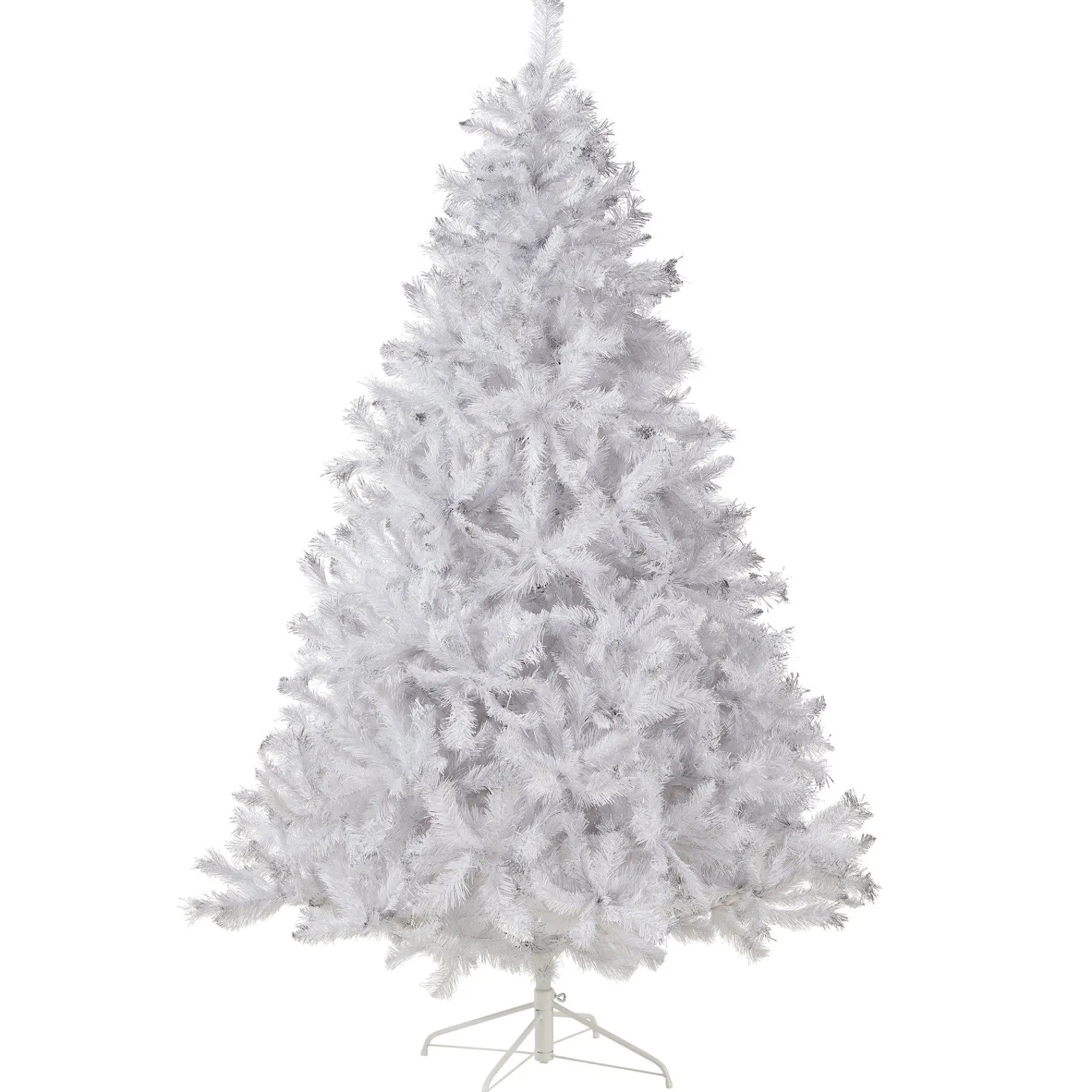 7Ft - 9Ft-National Tree Company Artificial Full Christmas Tree, White, Winchester Pine, Includes Stand, 7.5 Feet