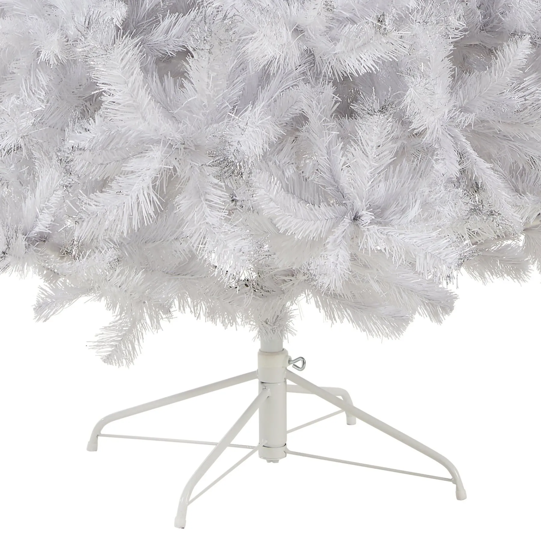 7Ft - 9Ft-National Tree Company Artificial Full Christmas Tree, White, Winchester Pine, Includes Stand, 7.5 Feet